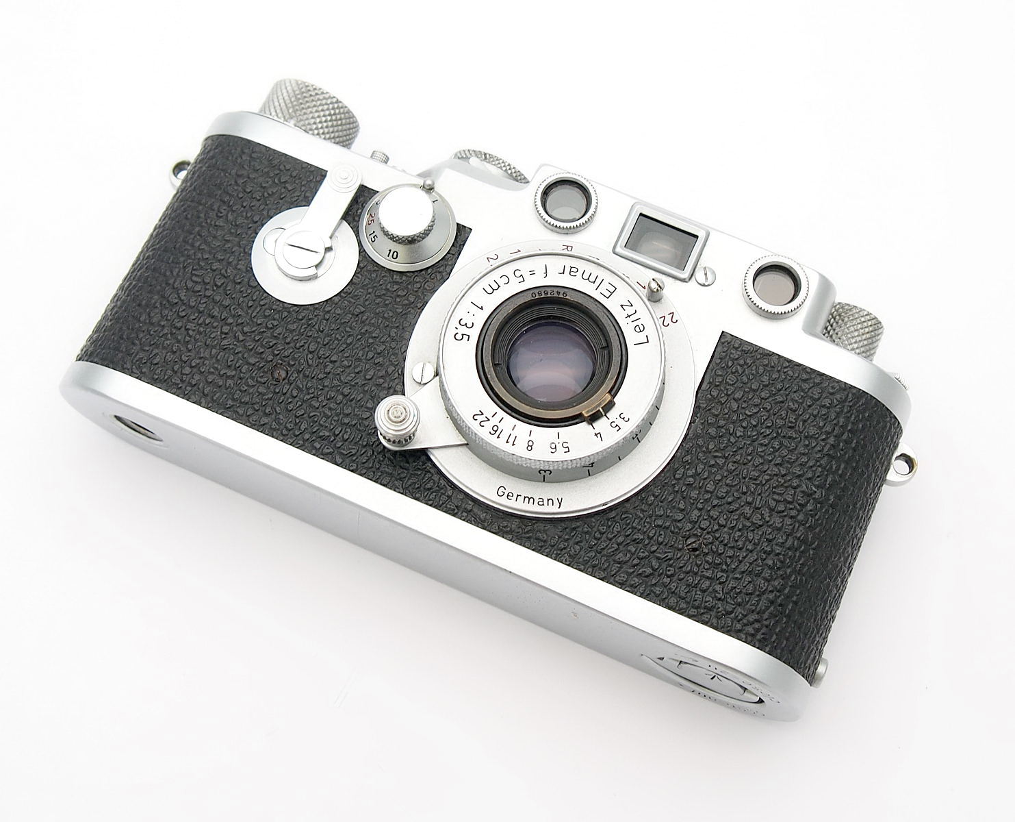 Leica 111F RD DA with 5cm F3.5 Red Scale Elmar #10605
