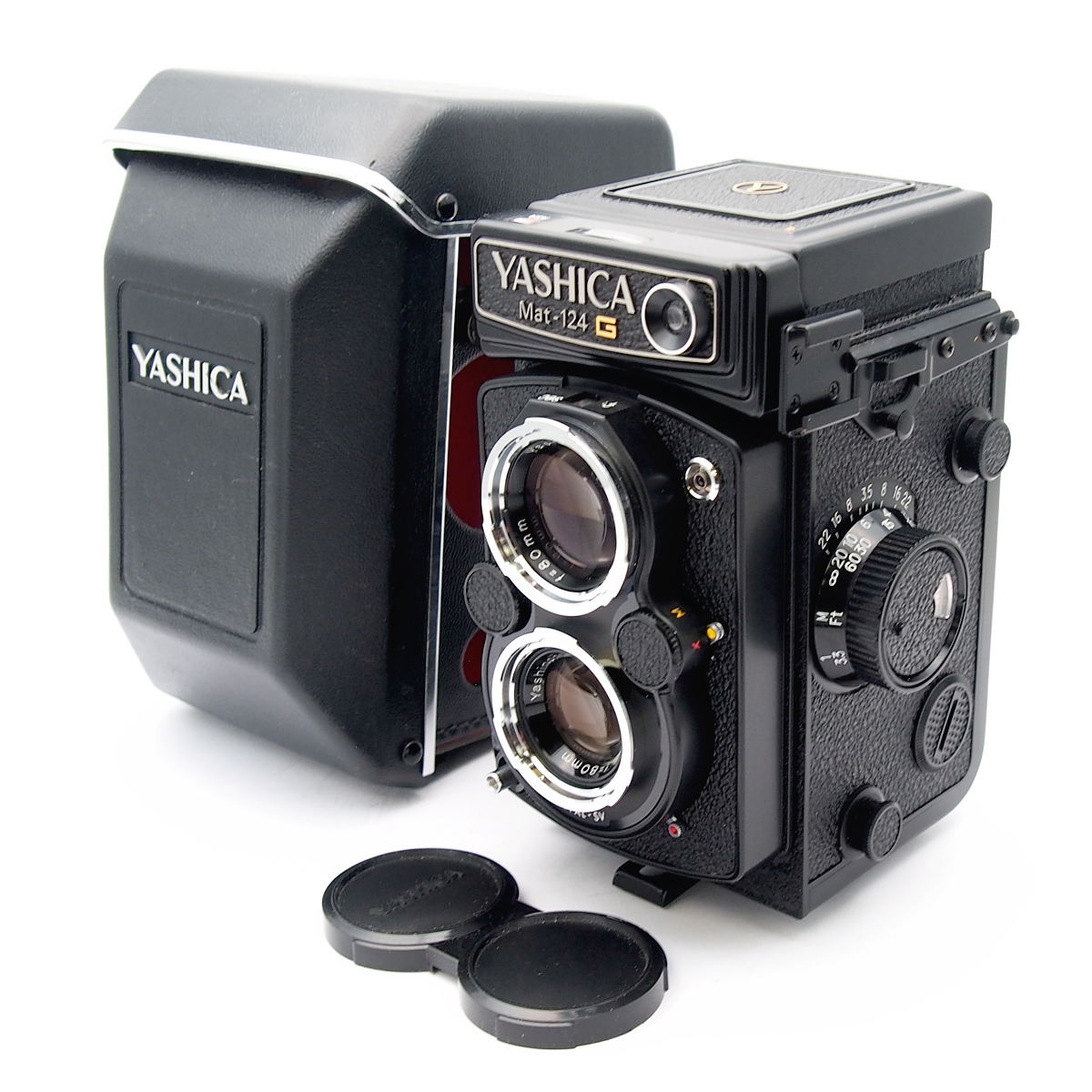 Yashicamat 124G 6x6cm TLR, Mint & Cased #11138