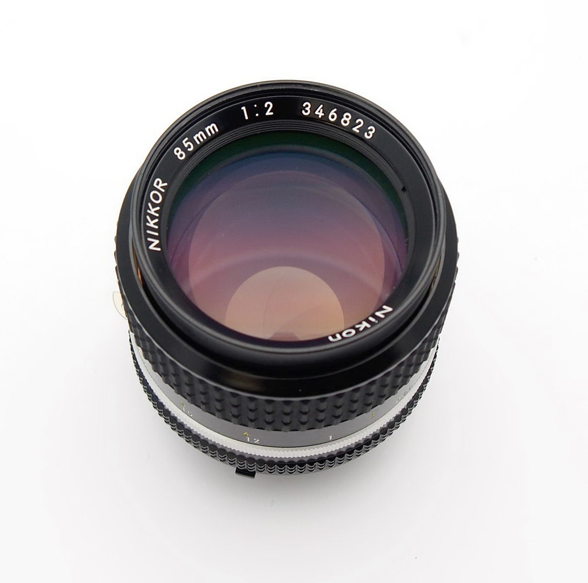 Nikon Nikkor 85mm F2 Ais, Filter & Hood, Mint & Boxed #10852