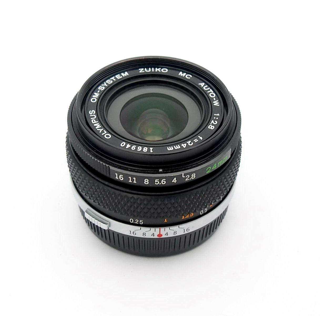 Olympus OM 24mm F2.8 MC Auto-W, Wide Angle Lens #10773