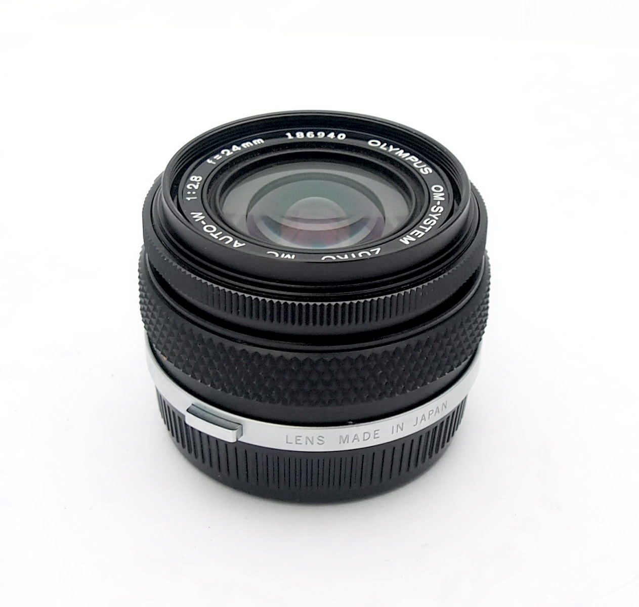 Olympus OM 24mm F2.8 MC Auto-W, Wide Angle Lens #10773