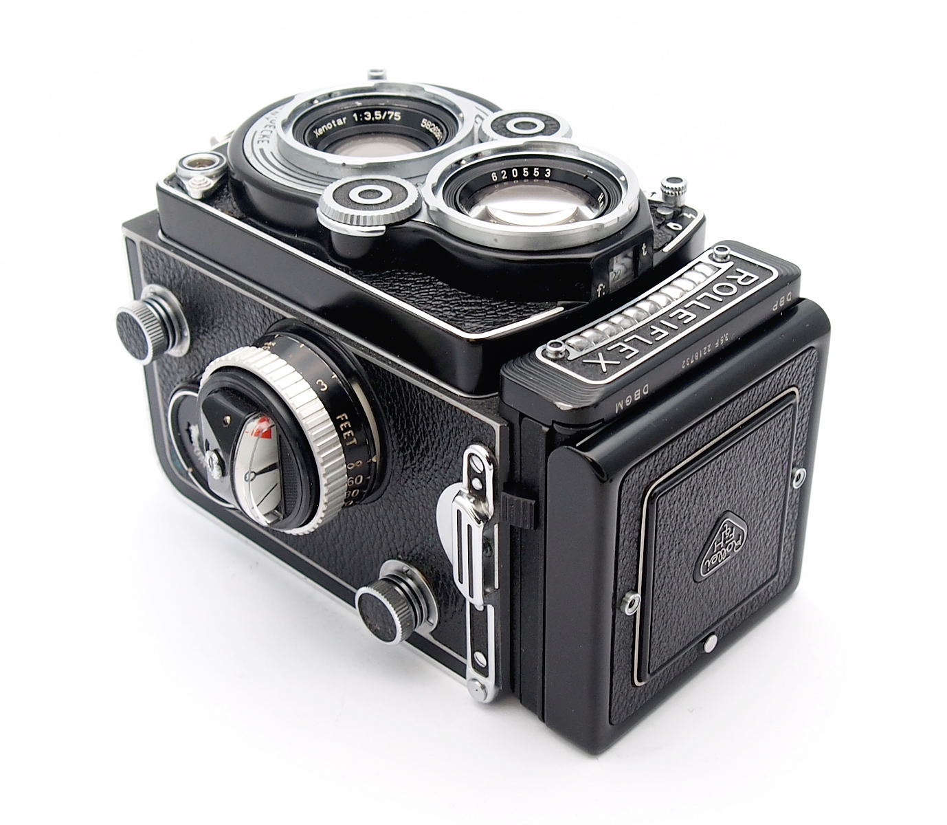 Rolleiflex 3.5F 6x6cm, Xenotar, CLA, Mint- #11126