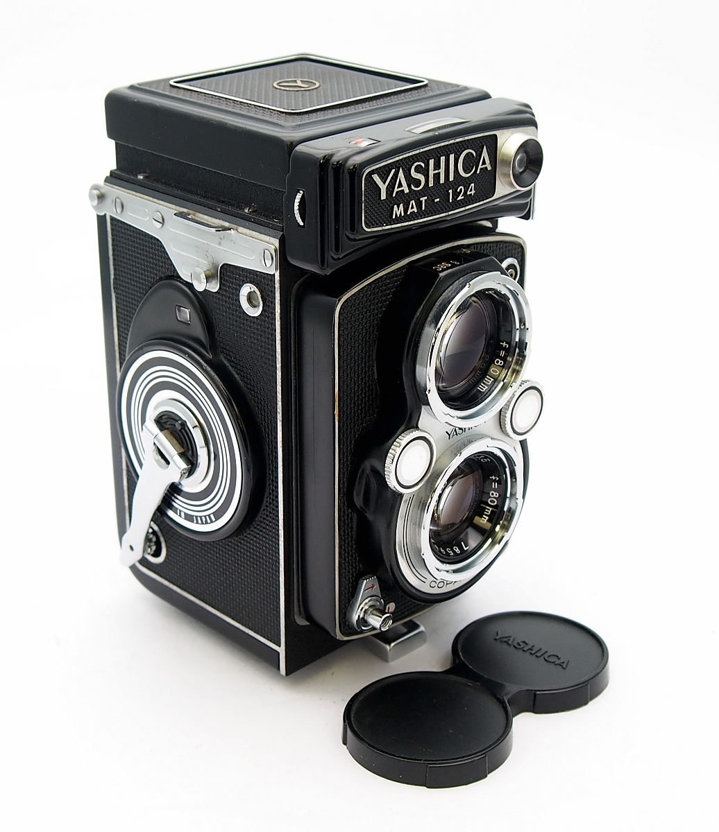 Yashicamat 124 6x6cm TLR, Mint & Cased #9645