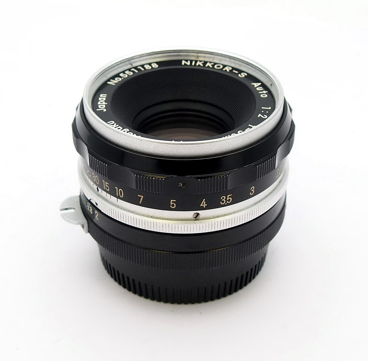 Nikon Nippon Kogaku 5cm F2 Nikkor-S Patent Pending Lens #9641