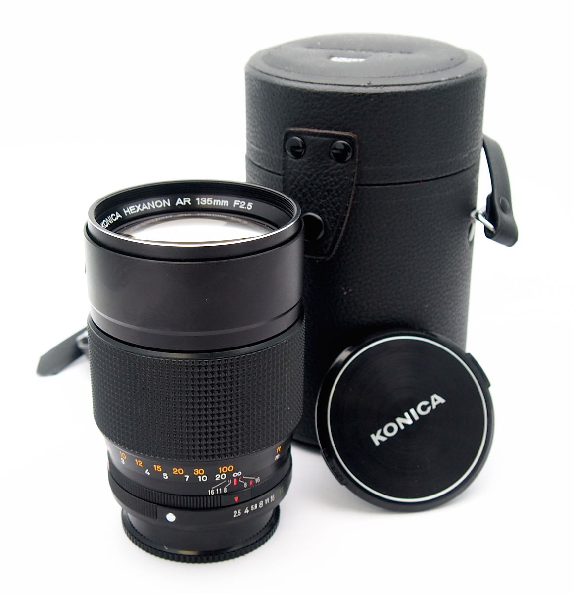 Konica Hexanon AR EE 135mm F2.5 Telephoto Lens #10772