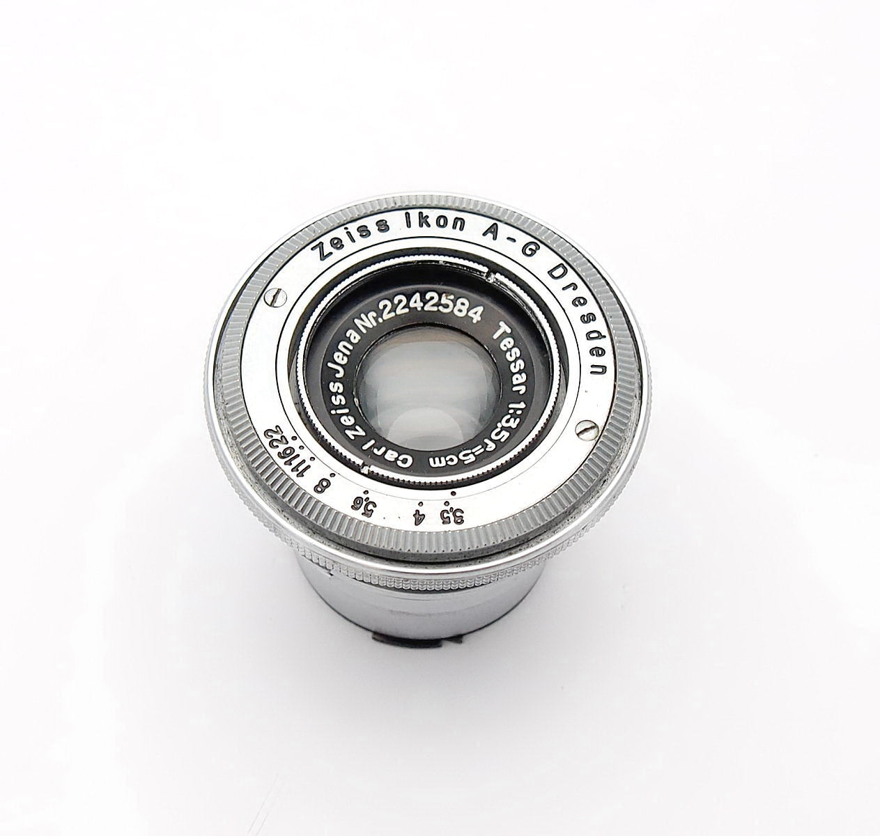 Zeiss Tessar 5cm F3.5 Collapsible for Contax Rangefinder #10735