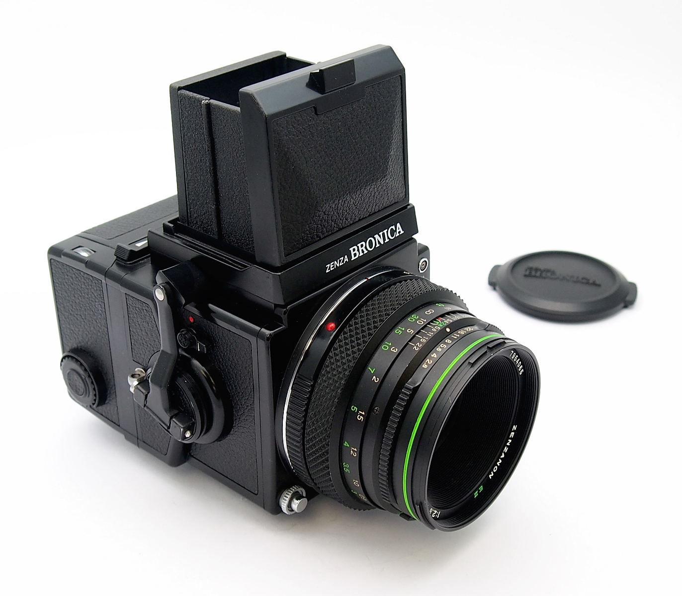 Bronica ETRS with 75mm F2.8, WLF, 120 Back #10094