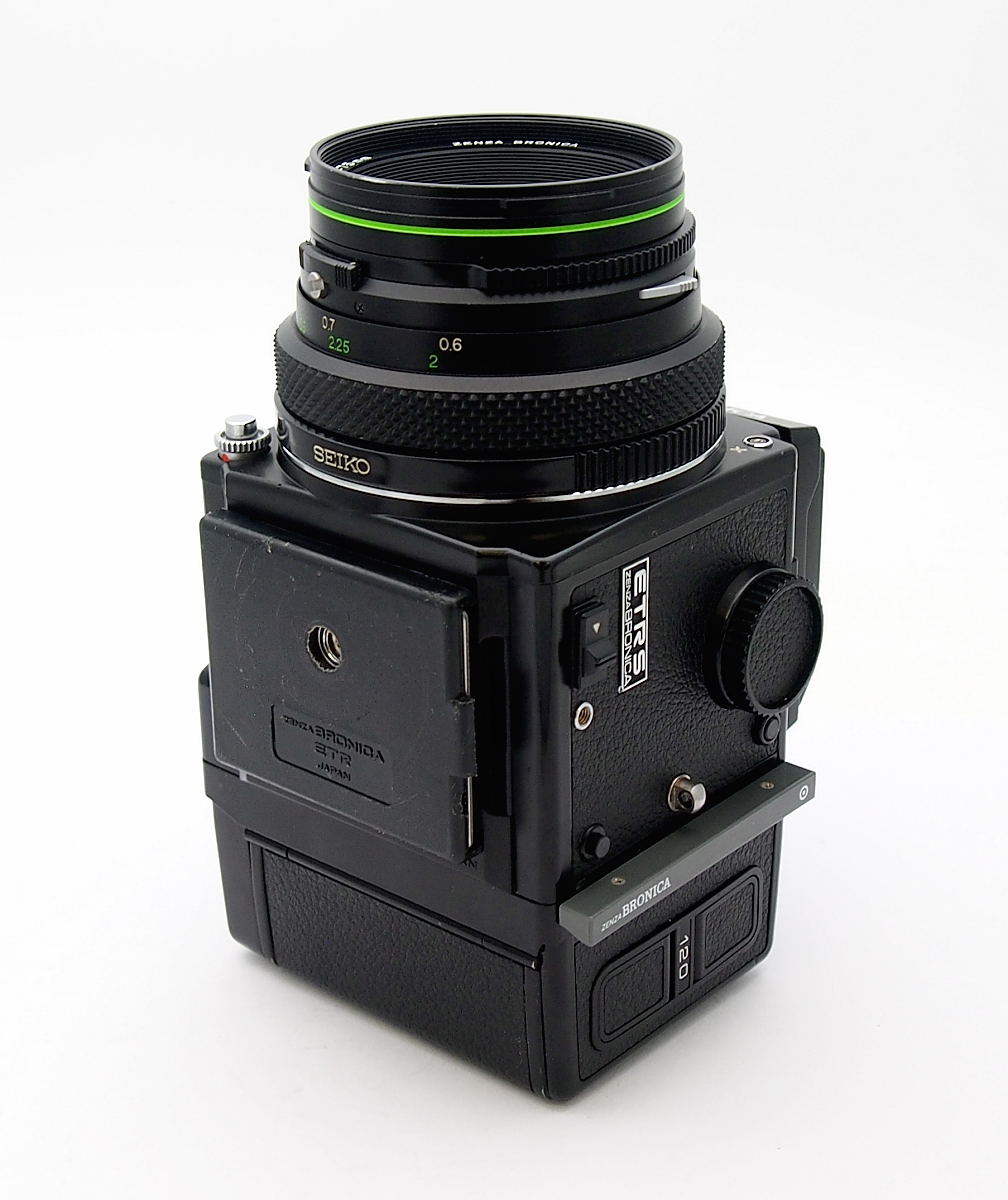 Bronica ETRS with 75mm F2.8, WLF, 120 Back #10094