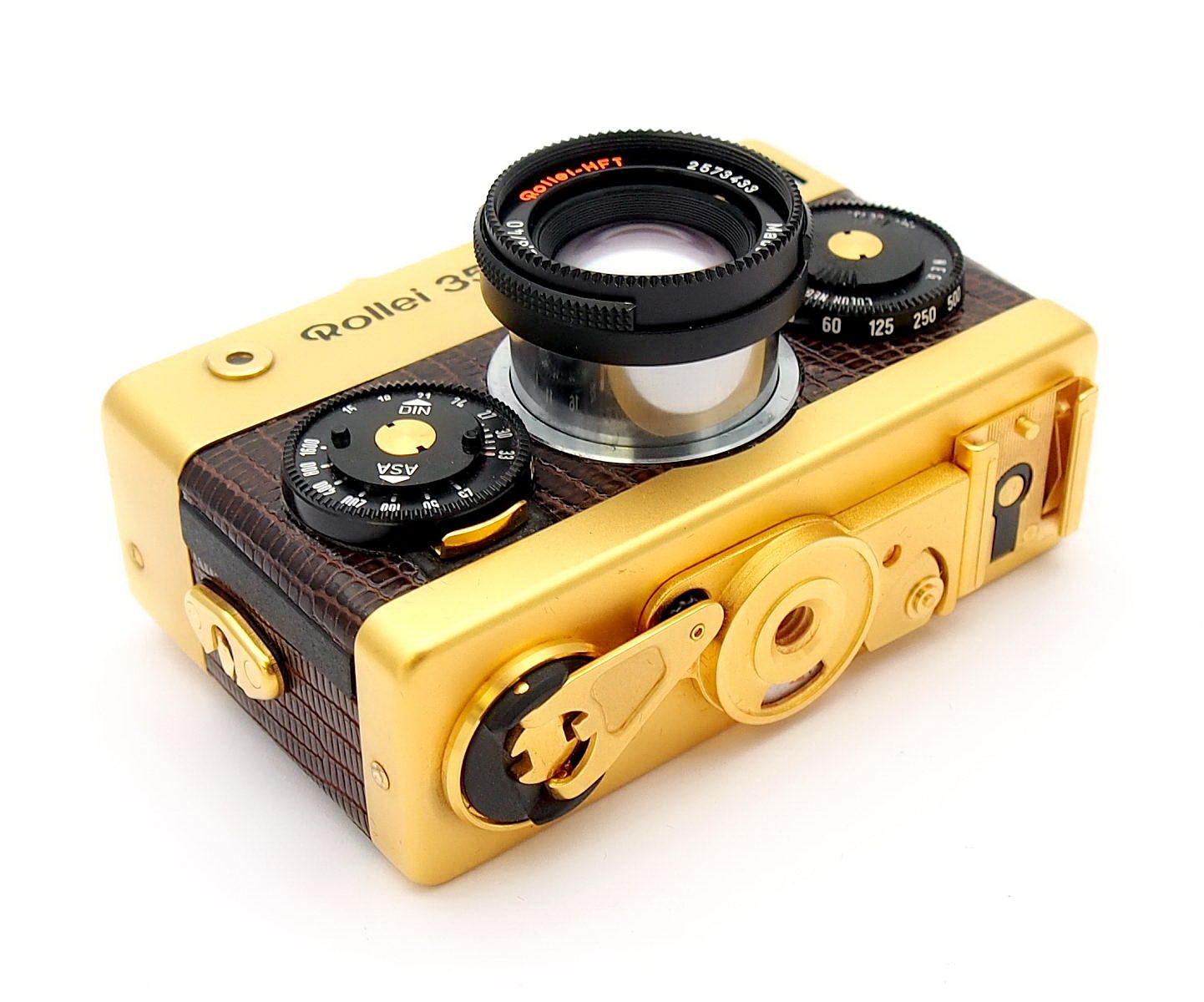 Rollei 35S, Gold Edition F2.8, Mint, Cased, Boxed #10726