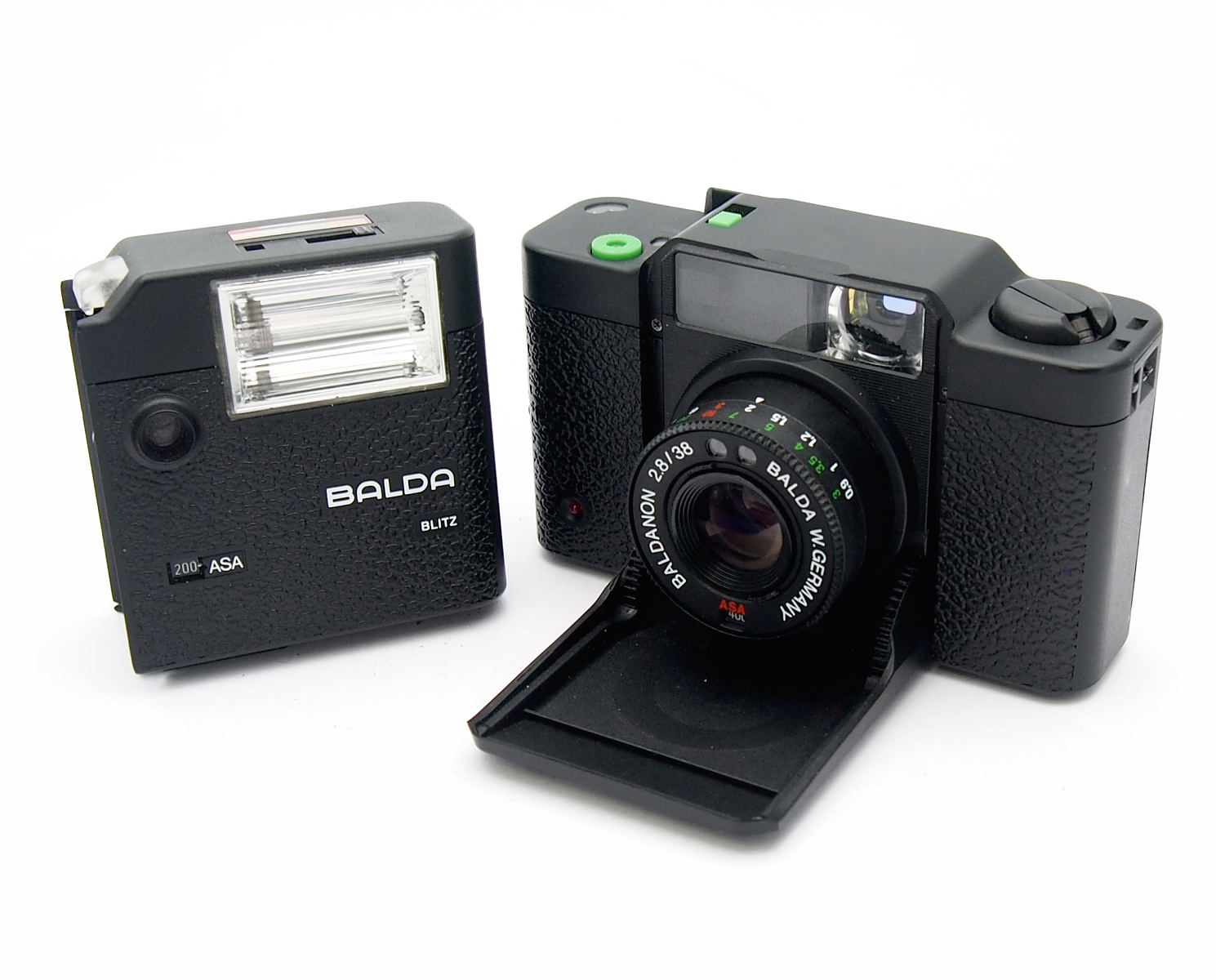 Balda Mini 35 Plus with Blitz Flash, Mint & Cased #10809