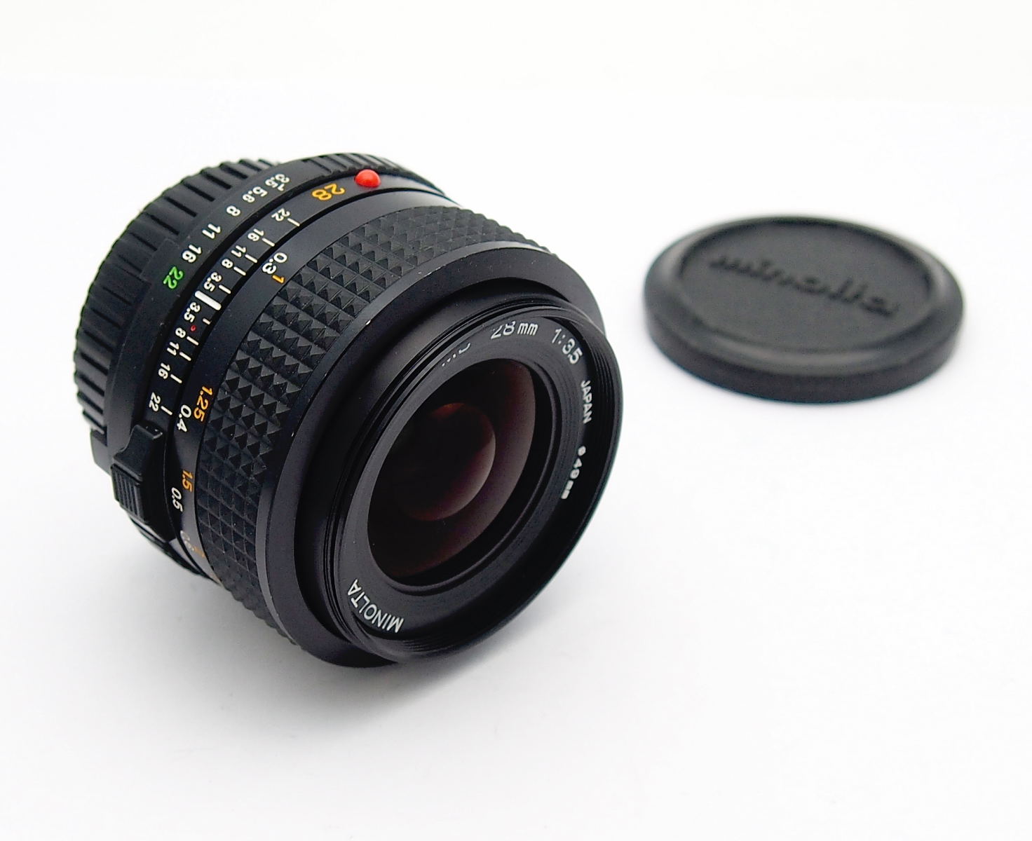 Minolta MD 28mm F3.5 Wide Angle Lens #11075