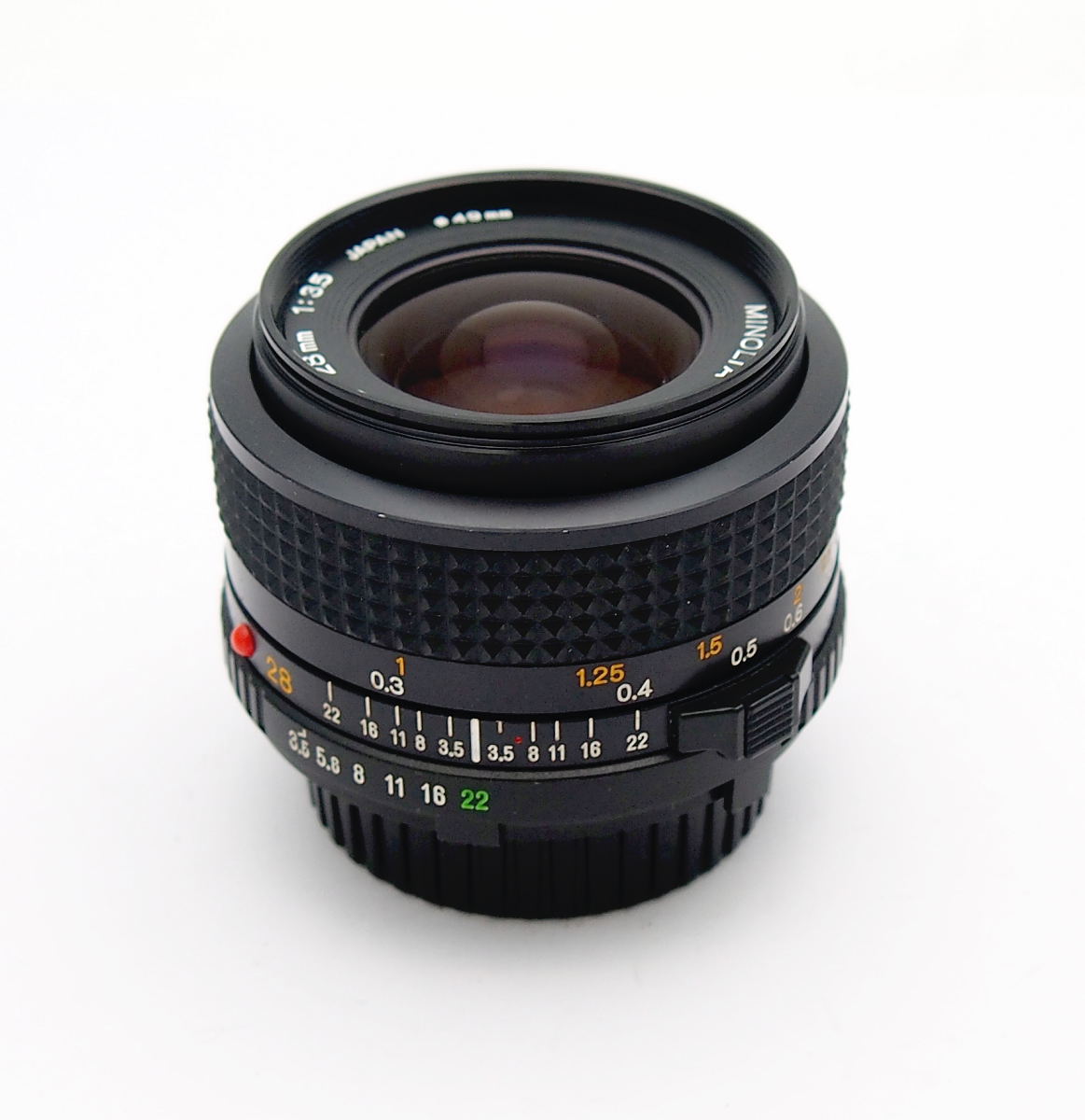 Minolta MD 28mm F3.5 Wide Angle Lens #11075