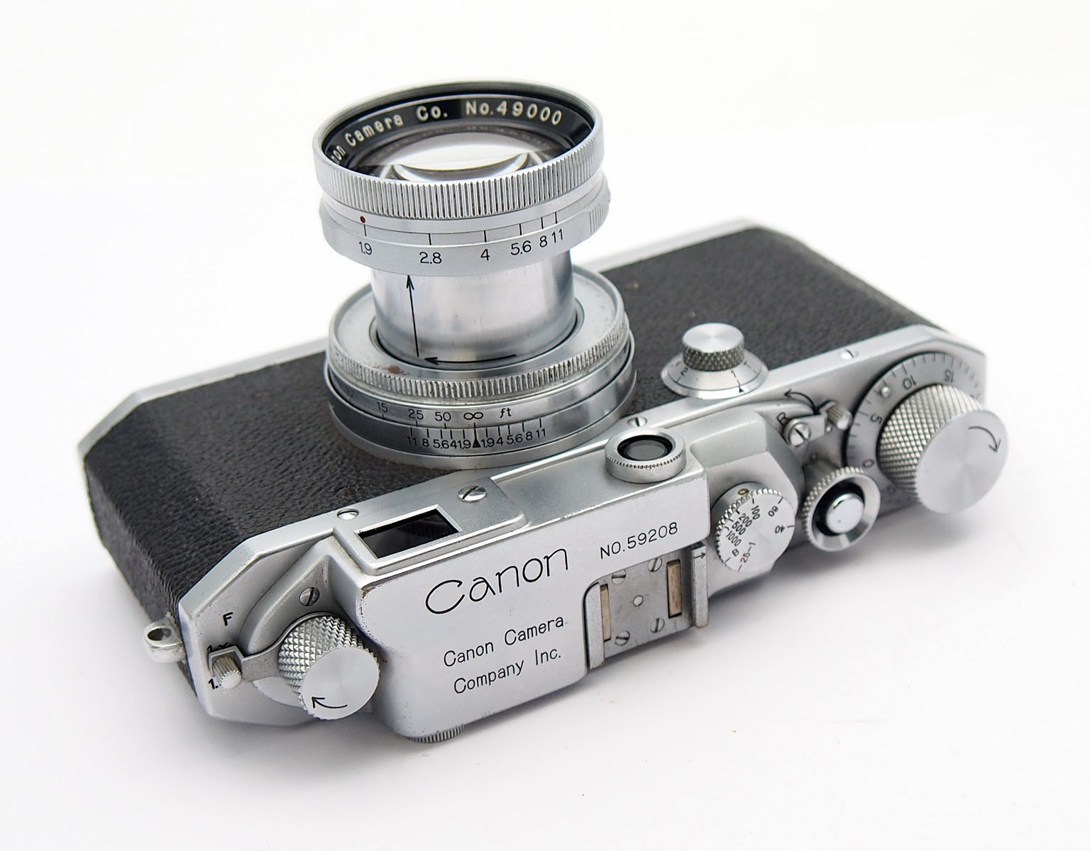 Canon IIC with Collapsible 50mm F1.9 Lens #10982