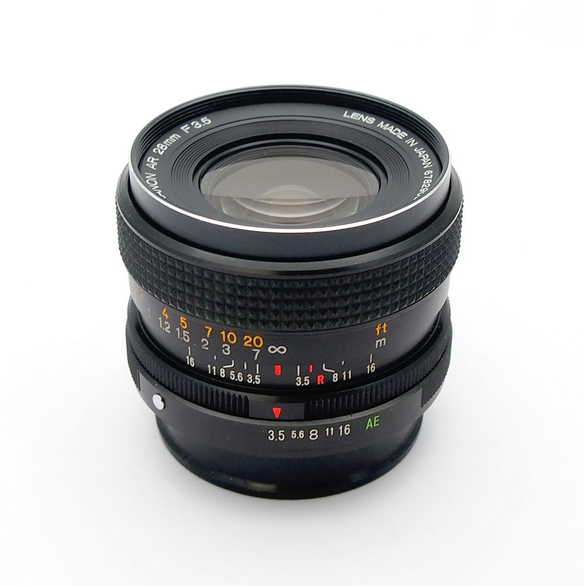 Konica Hexanon AR 28mm F3.5 Lens, Mint #10827
