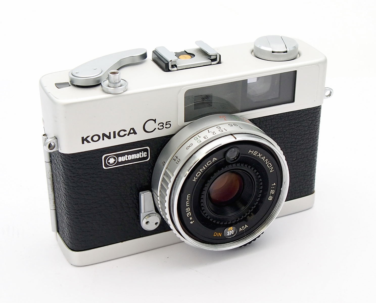 Konica C35 Automatic, 35mm Rangefinder, Mint- #10782