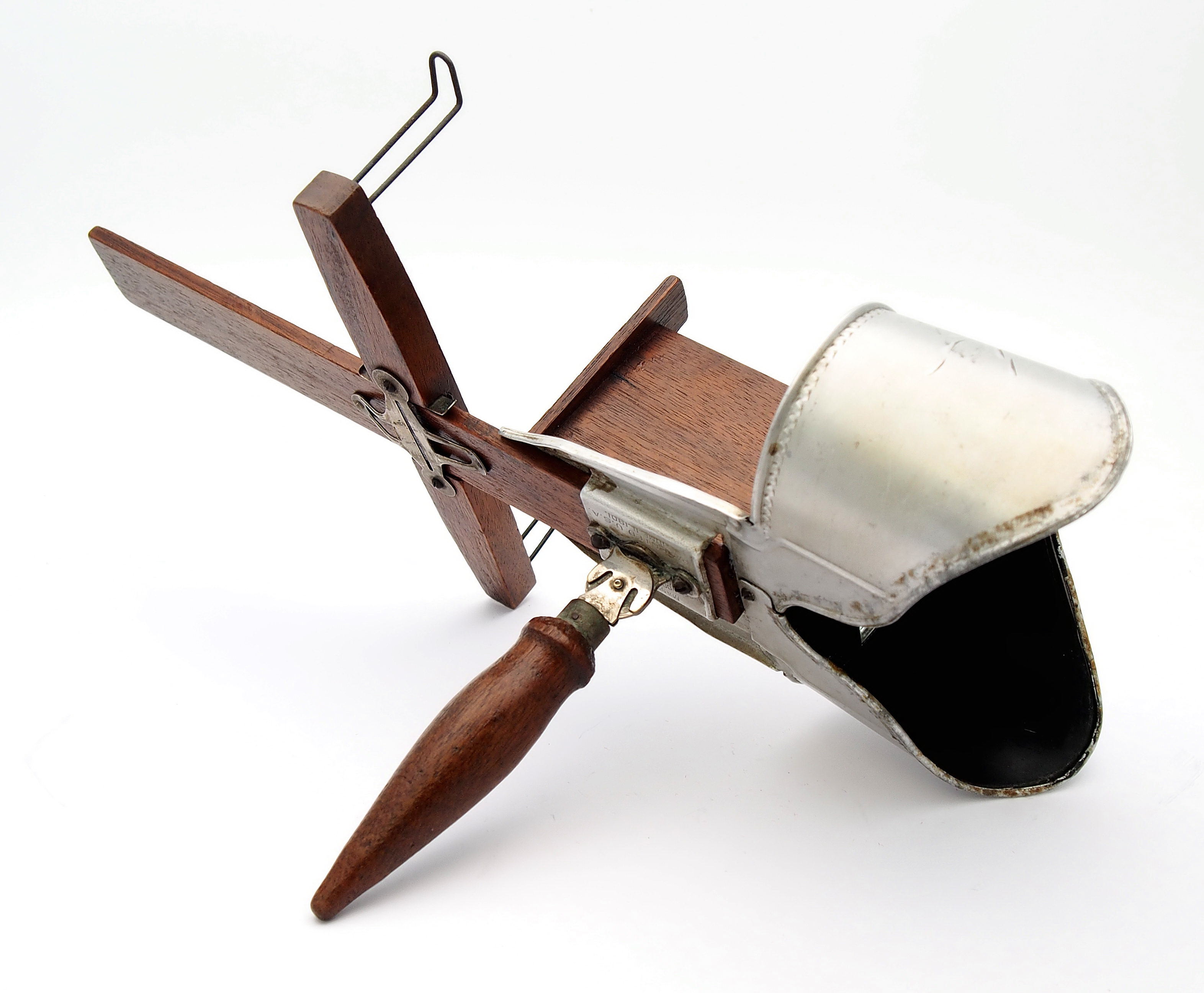 Antique Stereo Viewer with 1 x Stereo Cards #10737