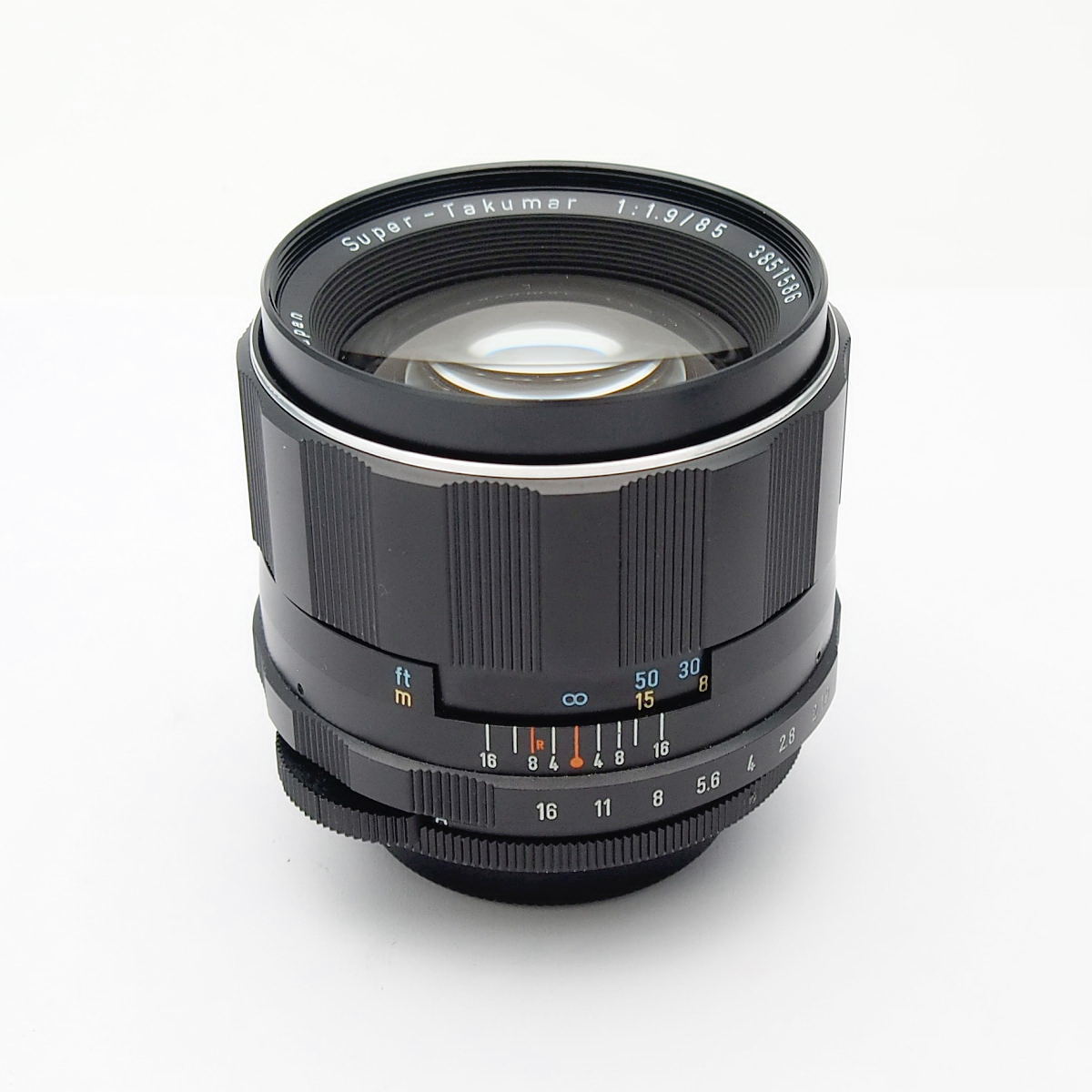 Asahi Pentax 85mm F1.9 Super-Takumar, Mint & Cased + Hood #10825