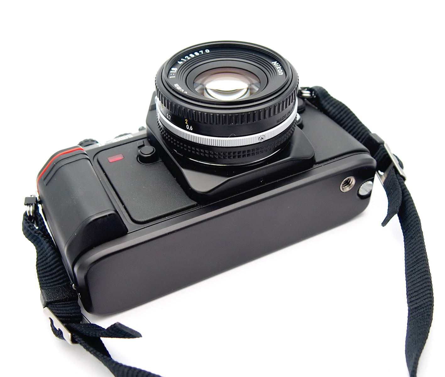 Nikon F301 SLR + 50mm F1.8 Ais, Mint, Strap, Case, Book #11055