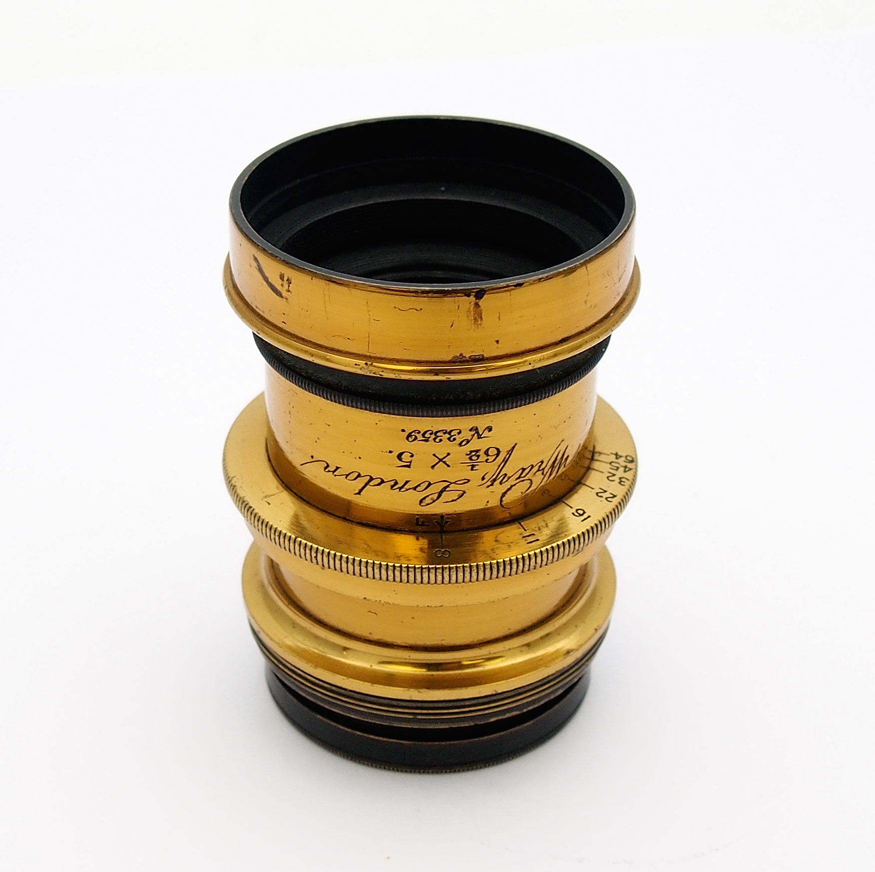 Wray Antique Brass 8 inch F8 Lens #9614