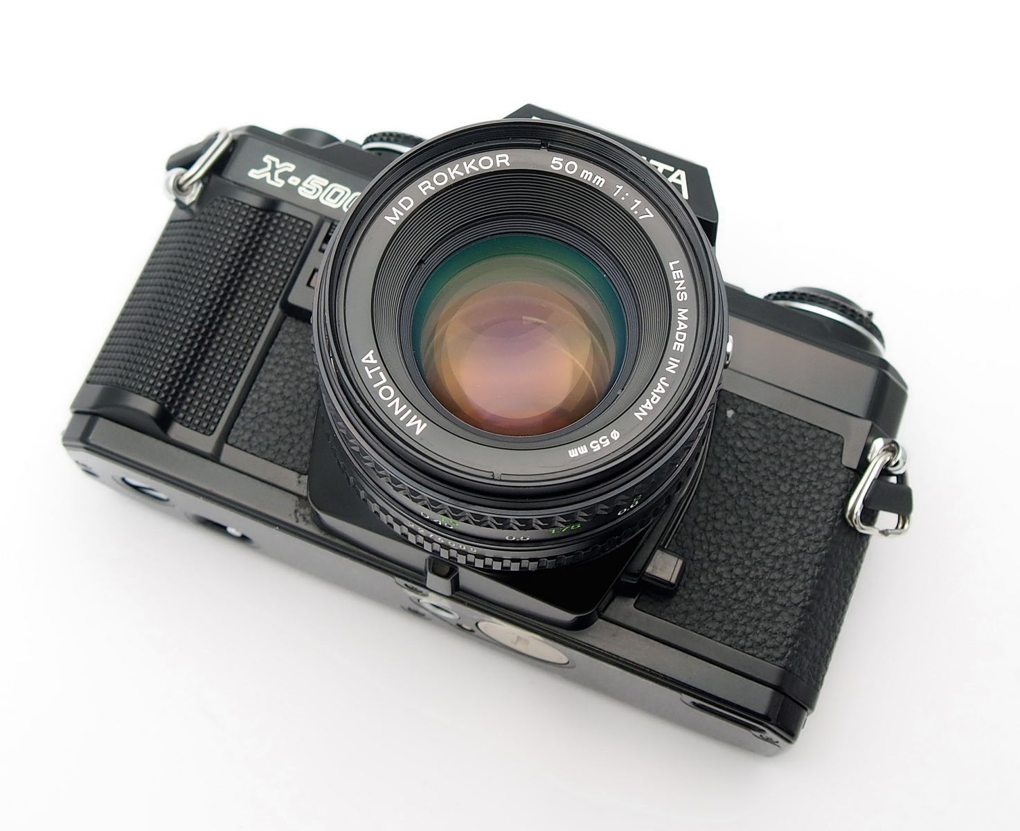 Minolta X-500 35mm SLR with 50mm F1.7 MD Lens #10180