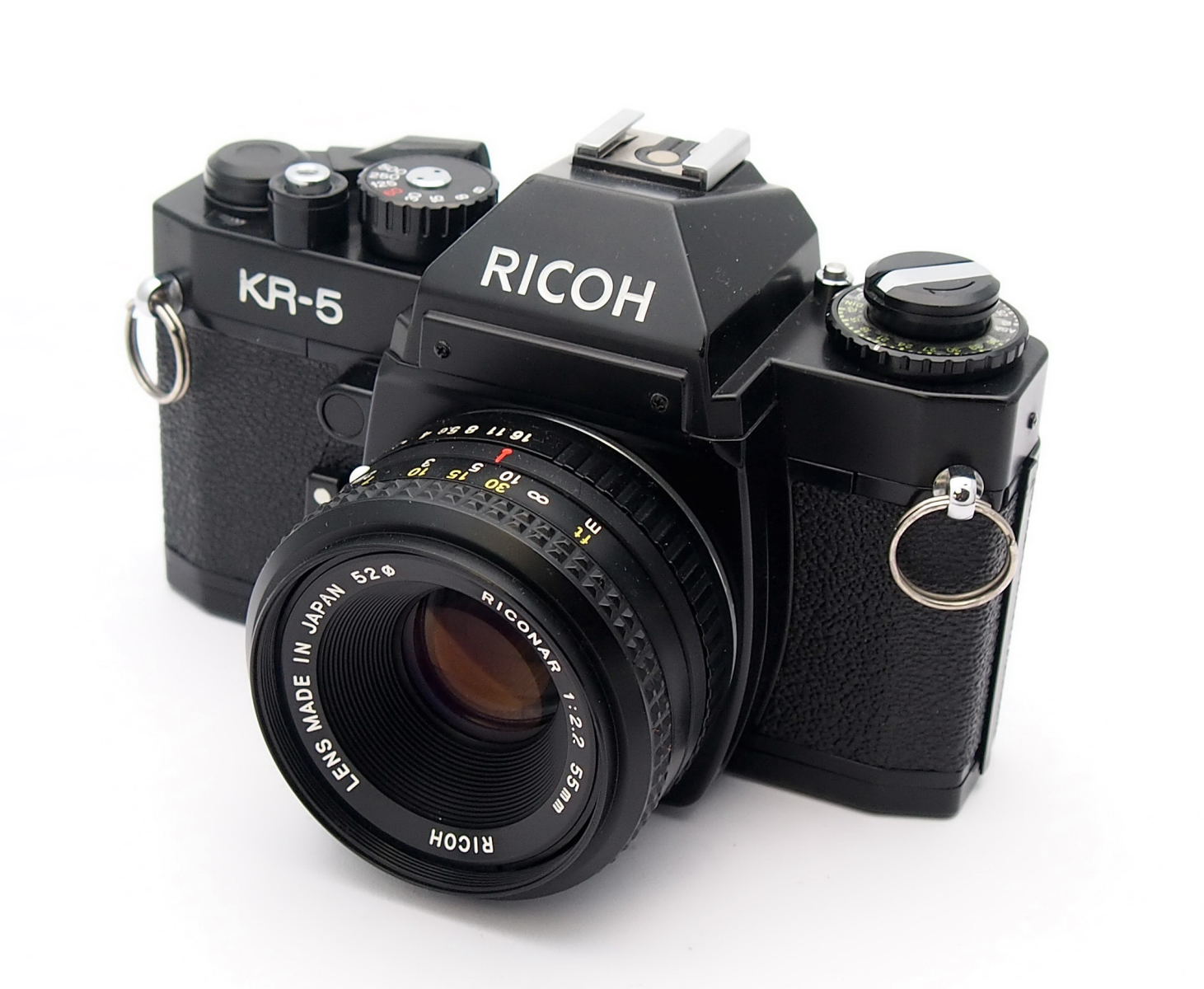 Ricoh KR-5 35mm SLR with 55mm F2.2 Riconar Lens #10196