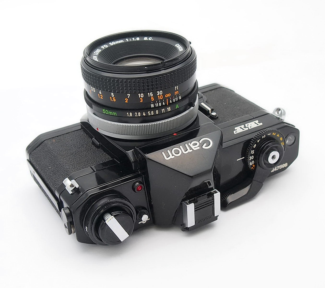 Canon EF + 50mm F1.8 Mint- #11212