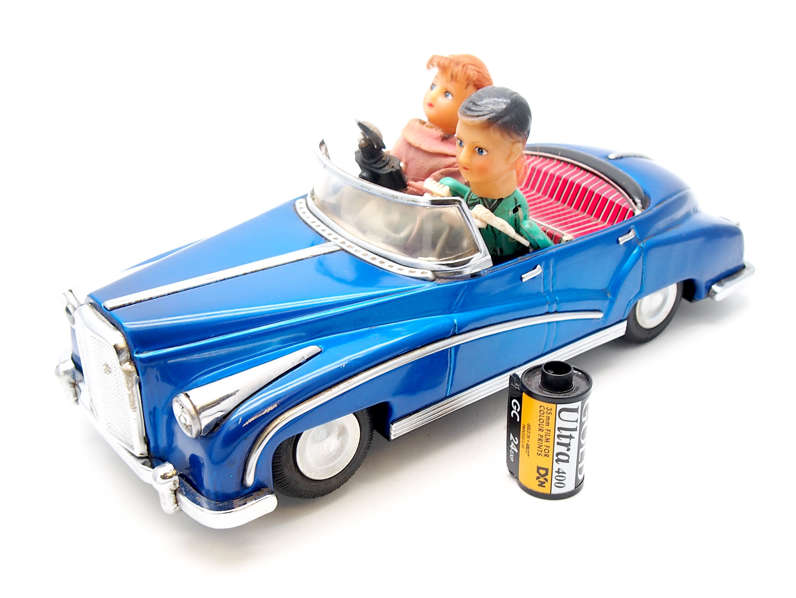 Photoing On Car Tin Toy, Boxed #8863