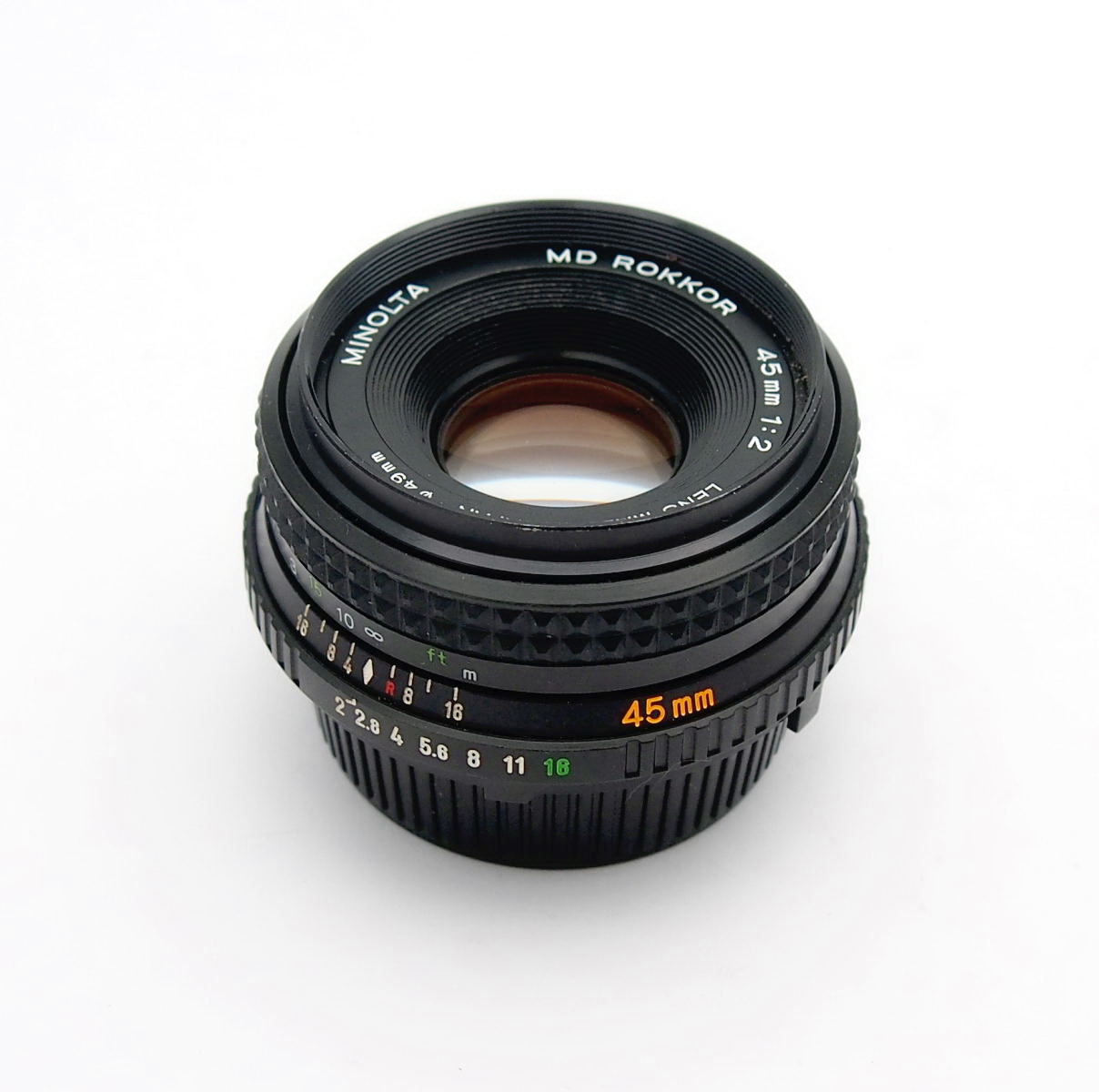 Minolta MD Rokkor 45mm F2 Lens #11047