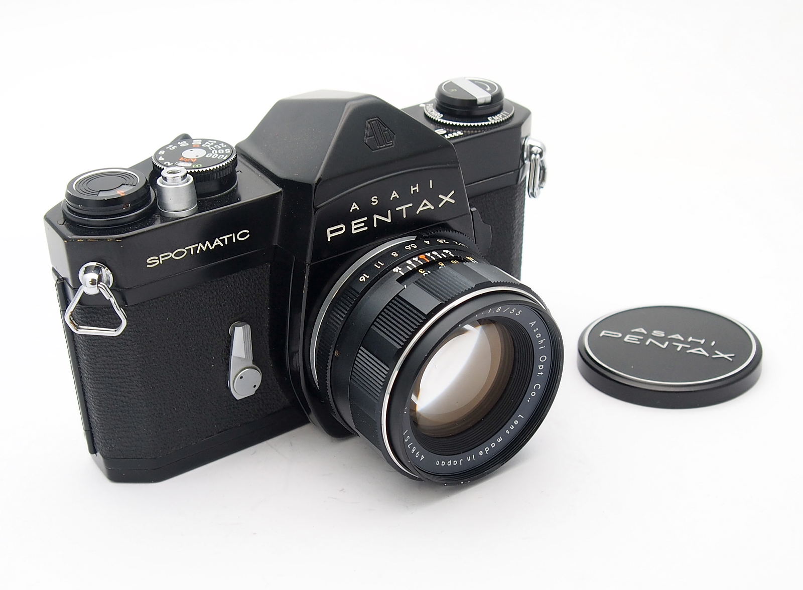 Pentax Spotmatic SP1000 with 55mm F1.8 in Black #11210