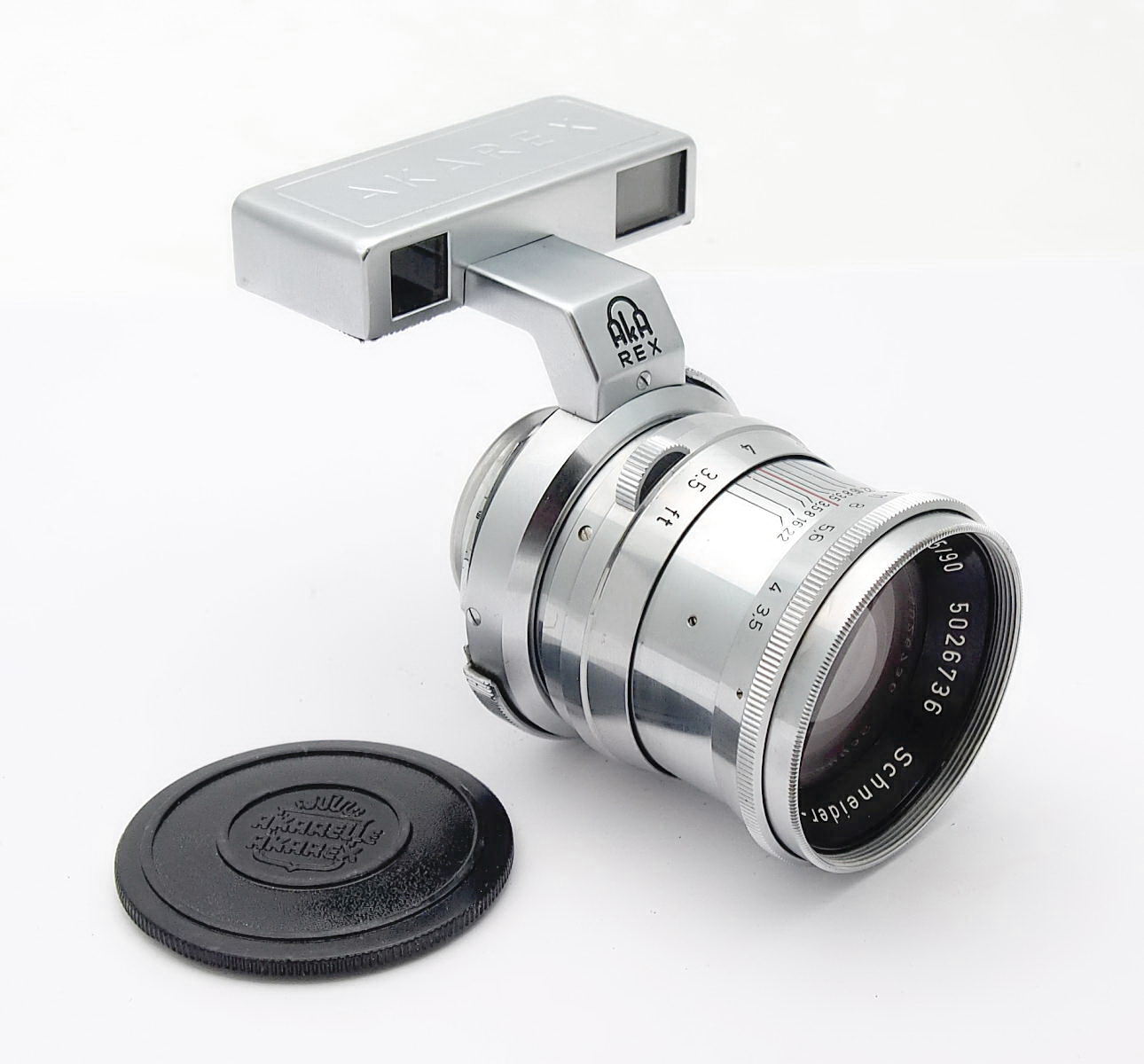 Akarex III Mount 90mm F3.5 Tele-Xenar Lens, Boxed #10856
