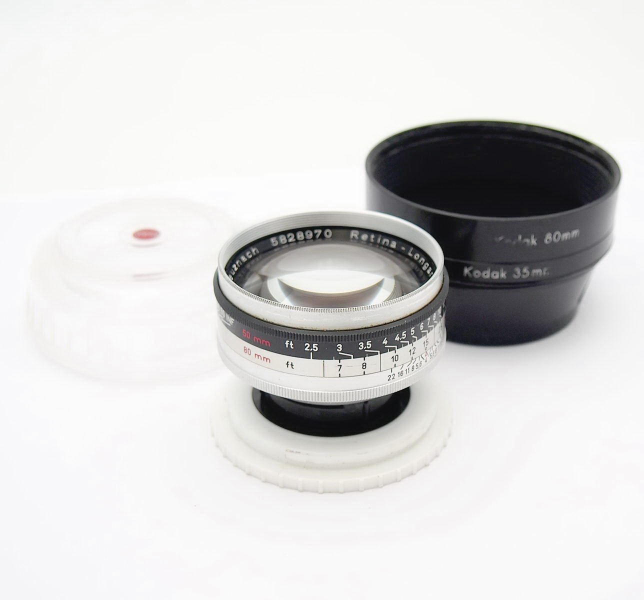Kodak Retina-Longar-Xenon C 80mm F4 in Retina IIIC Mount #10943