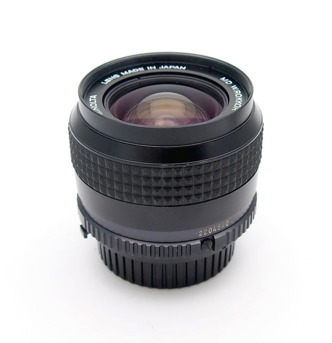 Minolta MD 24mm F2.8 Wide Angle Lens with Hood #10979