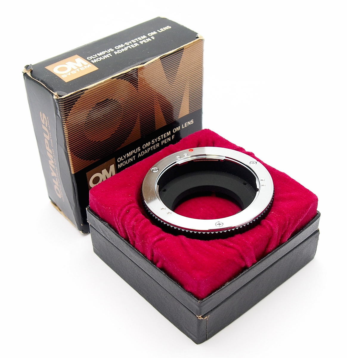 Olympus OM to Pen F lens Adapter, Mint & Boxed #10130