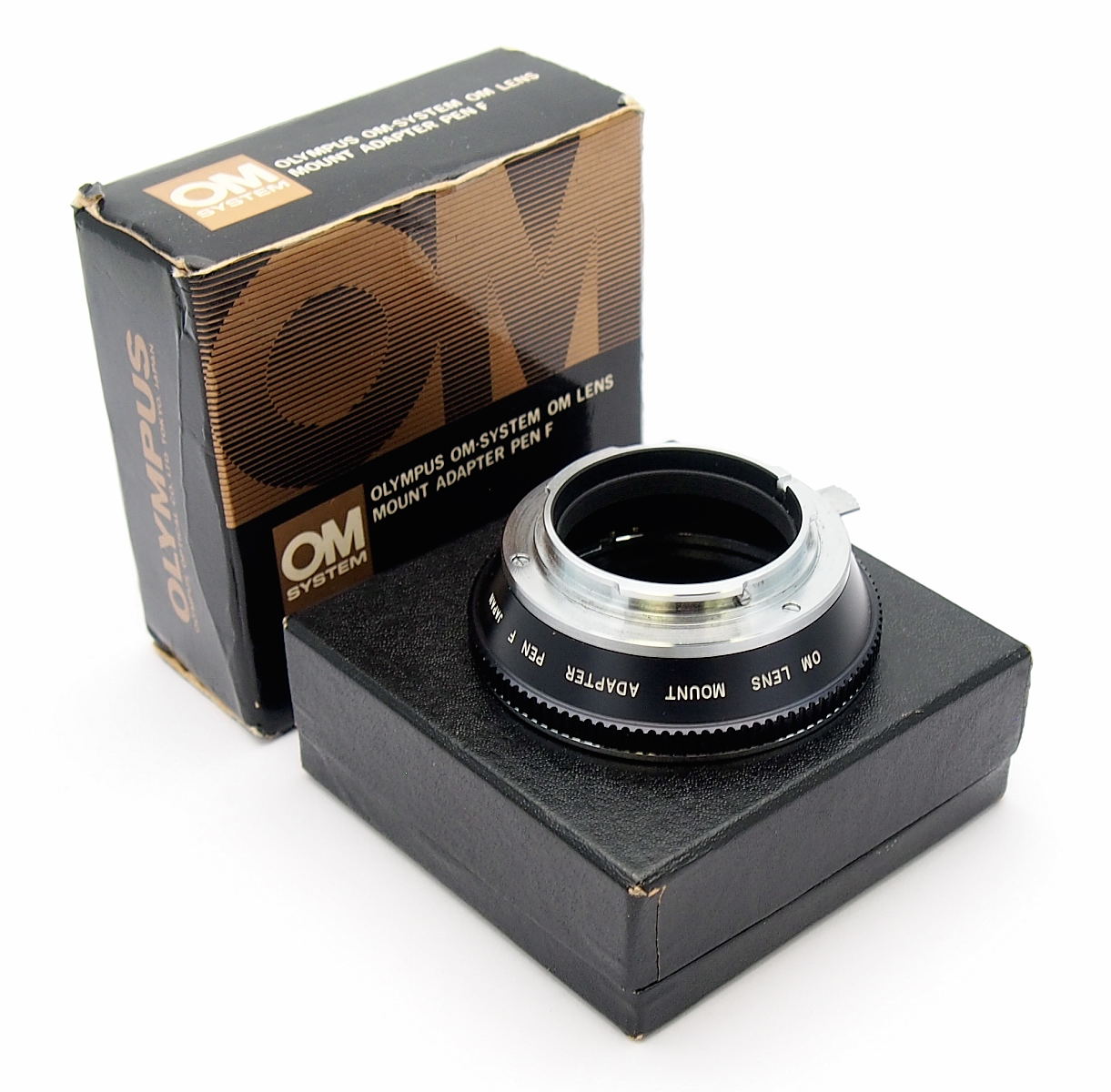 Olympus OM to Pen F lens Adapter, Mint & Boxed #10130