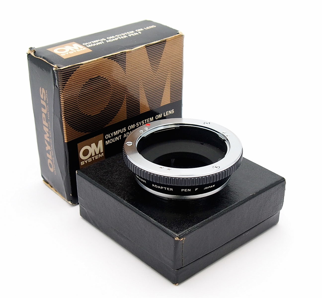 Olympus OM to Pen F lens Adapter, Mint & Boxed #10130