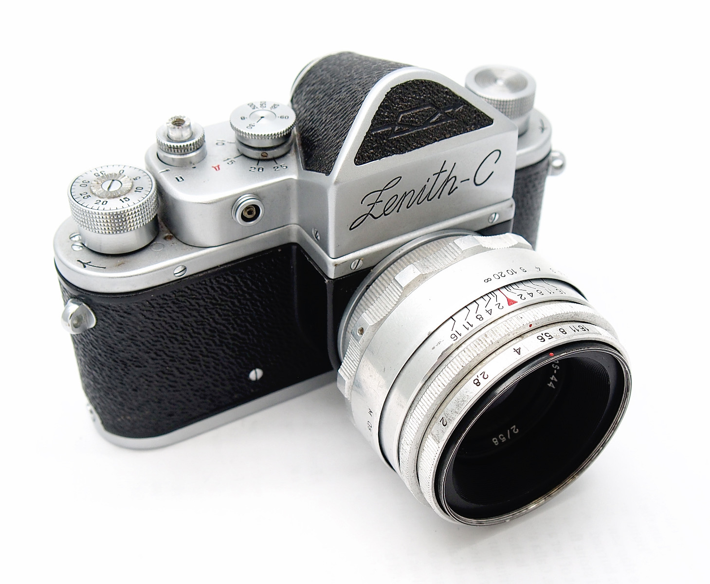 Zenith-C 35mm SLR with Helios-44 55mm F2 (Biotar) Lens #9021