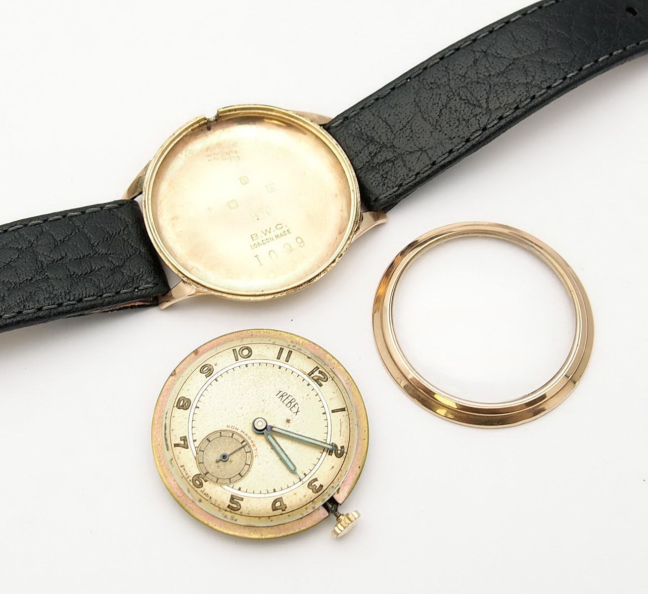Trebex 9ct Gold Swiss Manual Wristwatch #10790