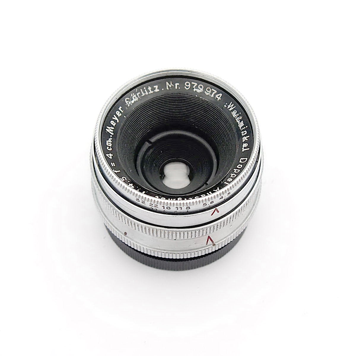 Meyer Gorlitz 4cm F4.5 Double Anastigmat in Exakta Mount #11048