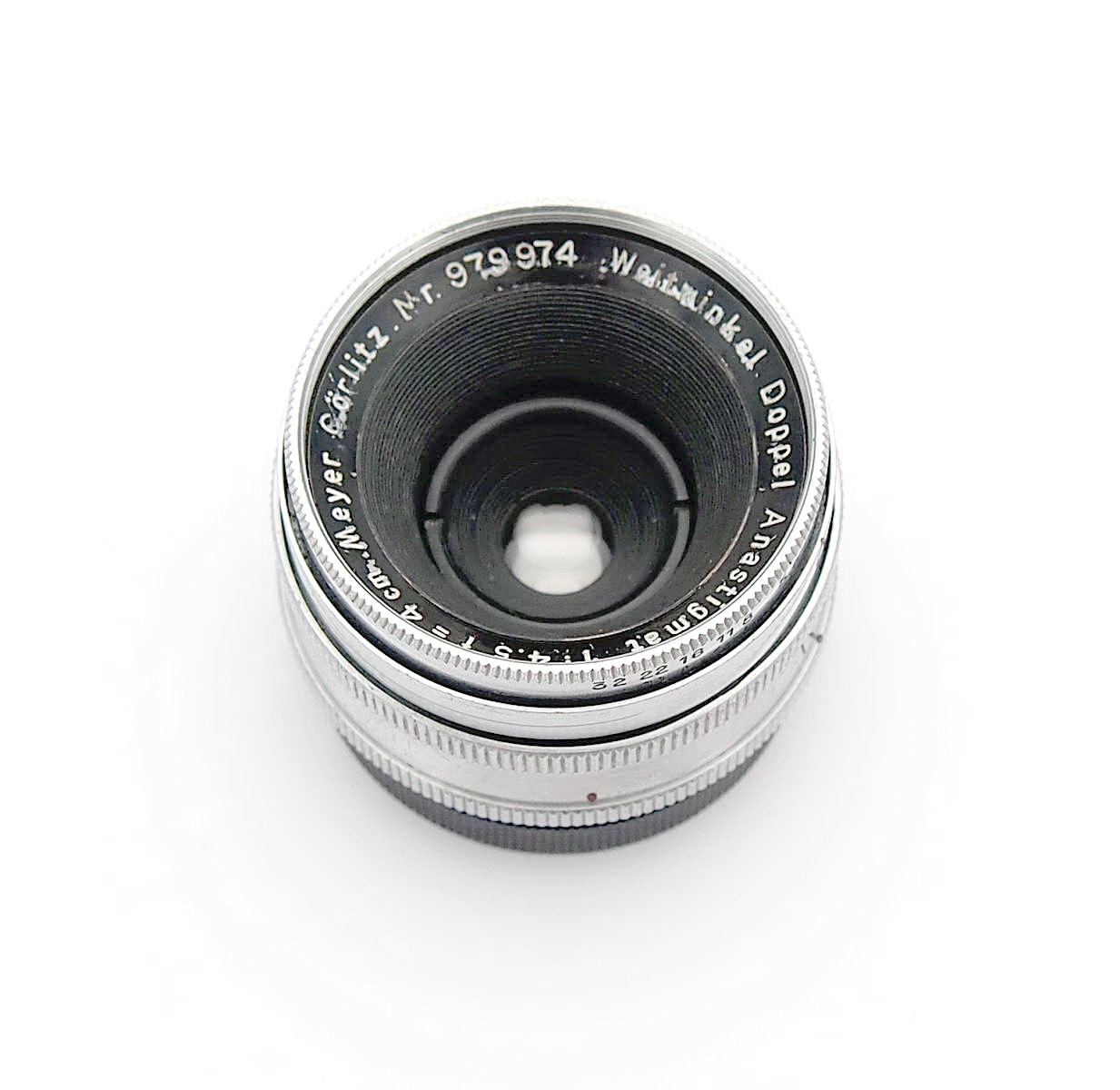 Meyer Gorlitz 4cm F4.5 Double Anastigmat in Exakta Mount #11048