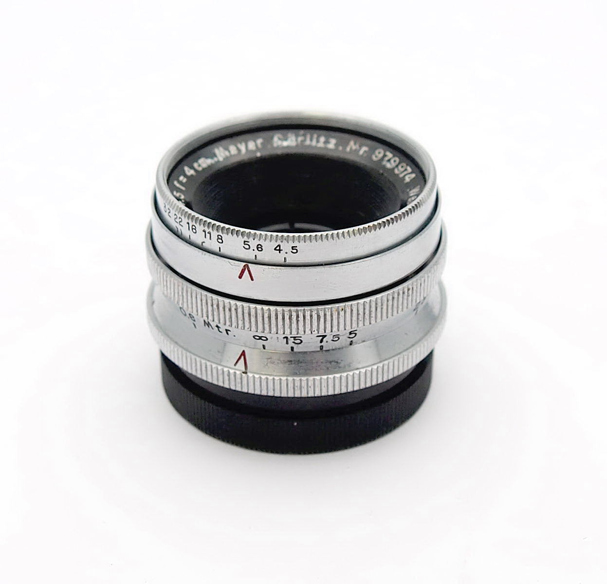 Meyer Gorlitz 4cm F4.5 Double Anastigmat in Exakta Mount #11048