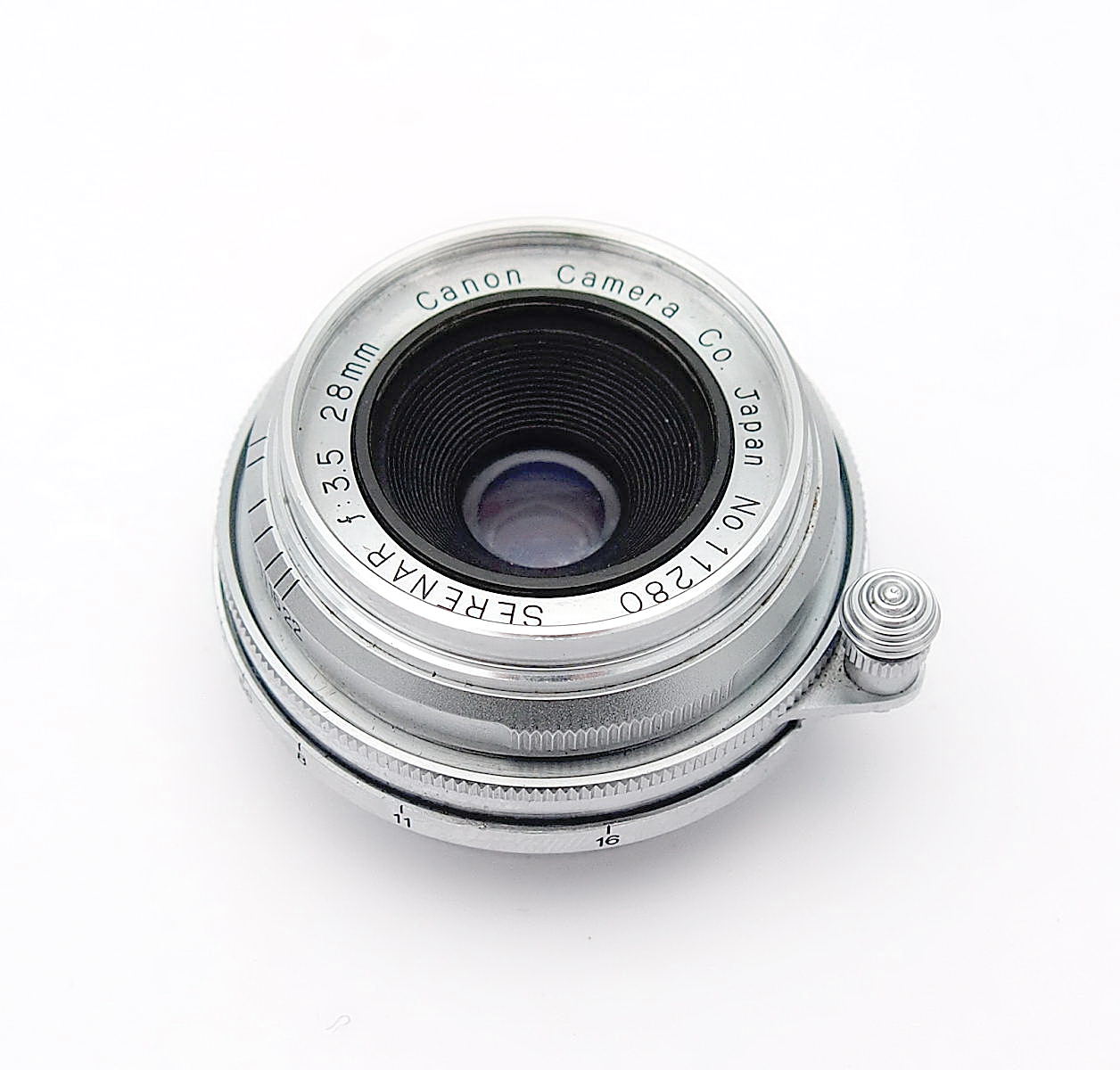 Canon 28mm F3.5 Serenar Lens in L39 Mount #11060