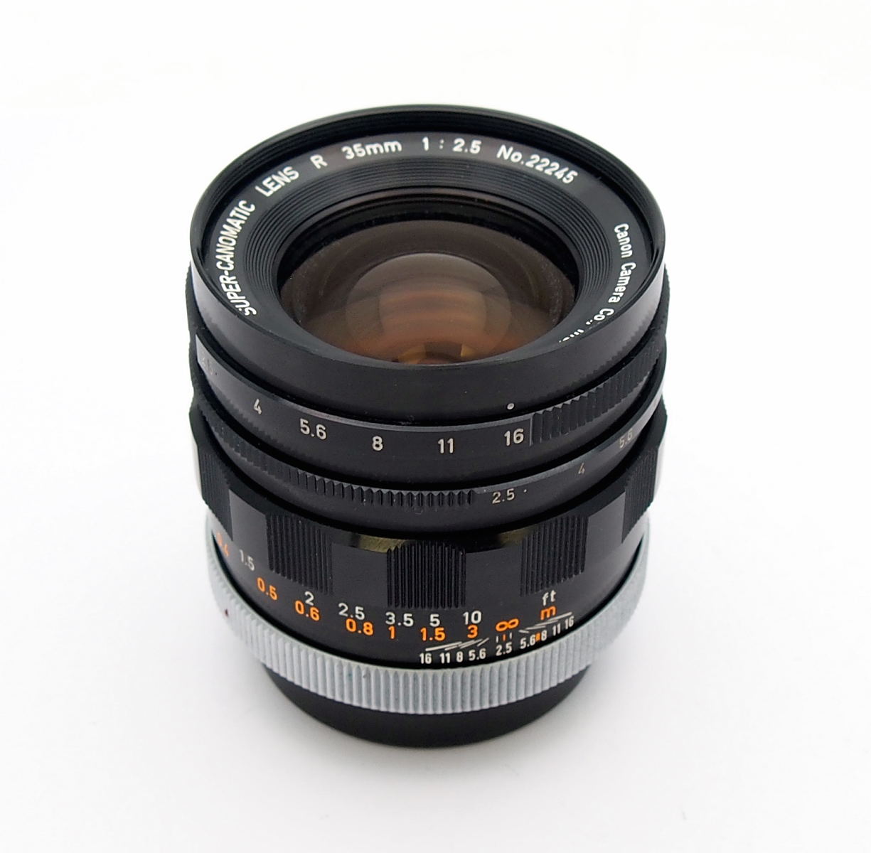 Canon 35mm F2.5 R Wide Angle Lens for Canonflex #10071