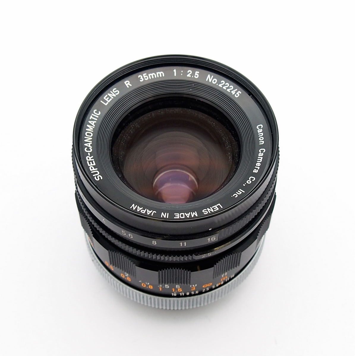 Canon 35mm F2.5 R Wide Angle Lens for Canonflex #10071