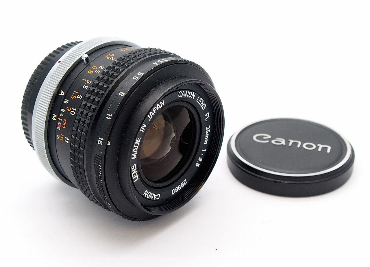 Canon 35mm F3.5 FL Wide Angle Lens #7936