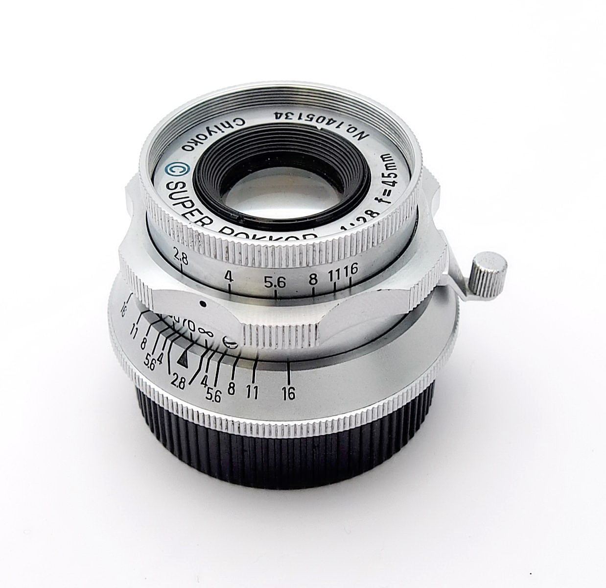 Minolta Chiyoko Super Rokkor 45mm F2.8 LTM Lens #10474