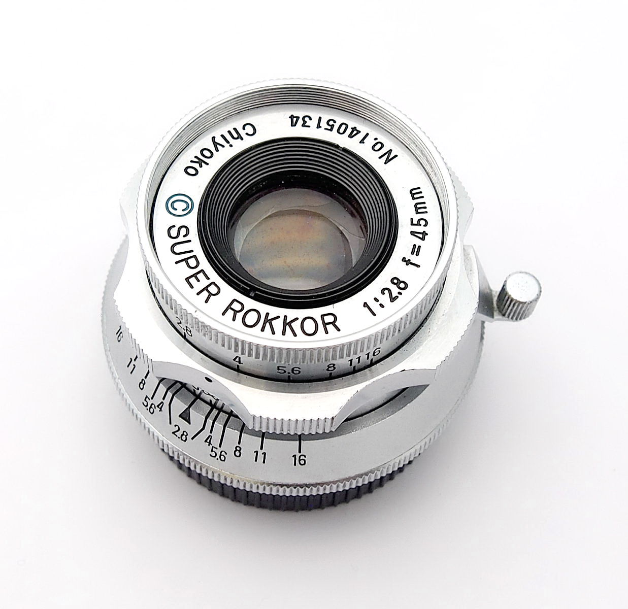 Minolta Chiyoko Super Rokkor 45mm F2.8 LTM Lens #10474