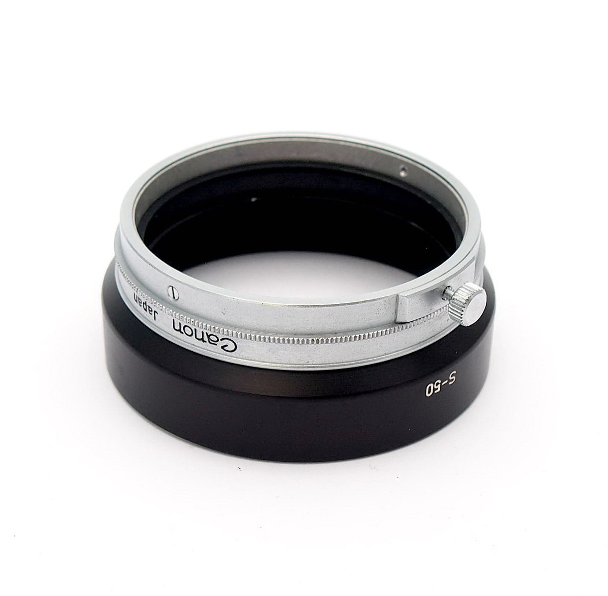 Canon S-50 Hood & 48mm UV for Canon 50mm F1.4 LTM Lens #10568