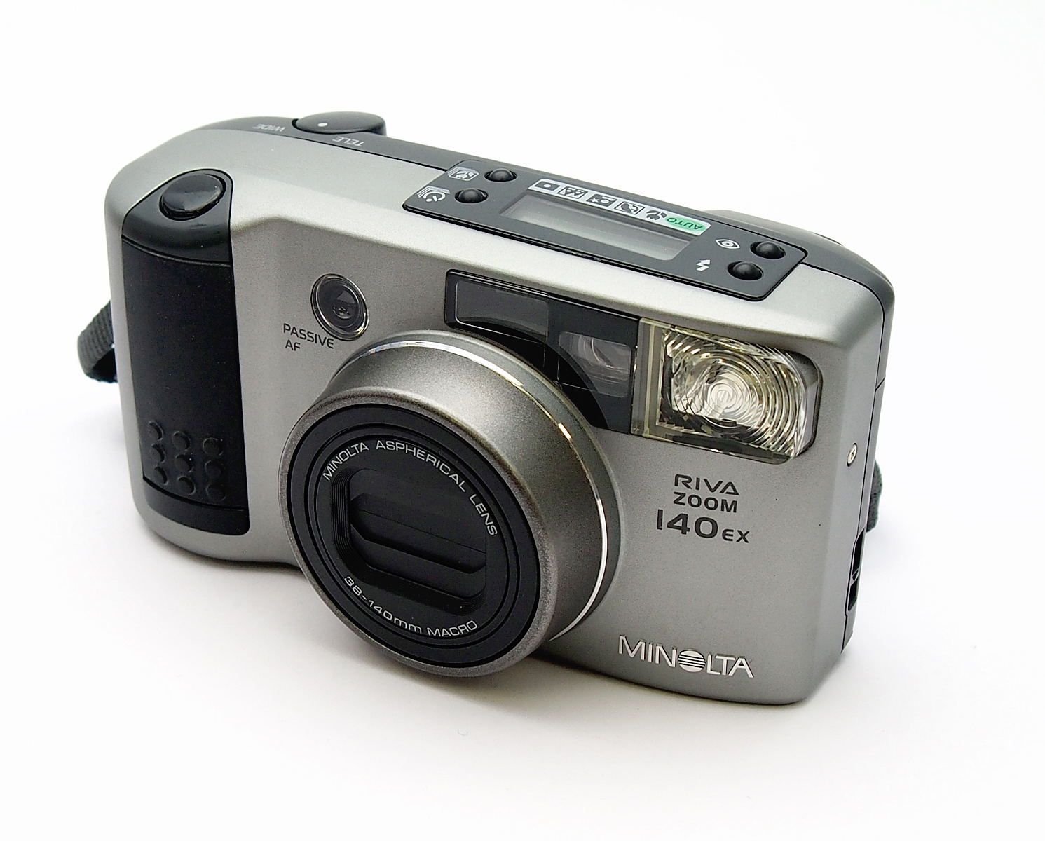 Minolta Riva Zoom 140EX, 35mm Point & Shoot, Mint & Boxed #9390M