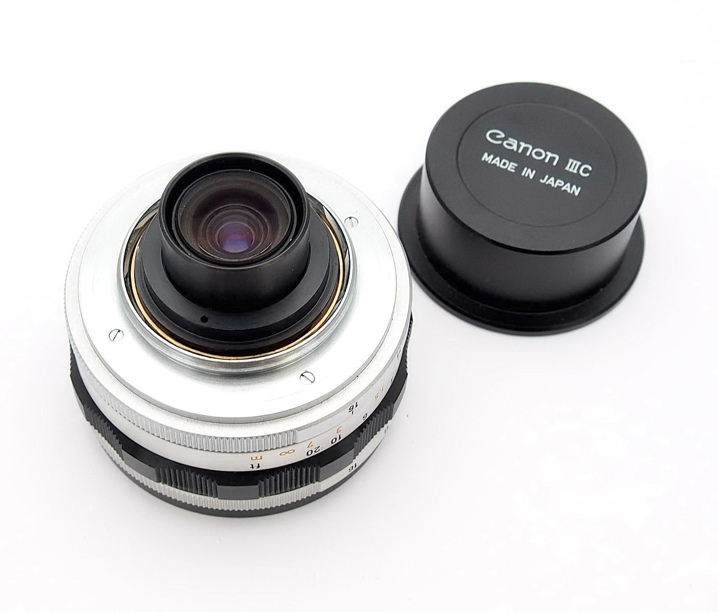 Canon 19mm F3.5 Lens & Finder in L39 #9796