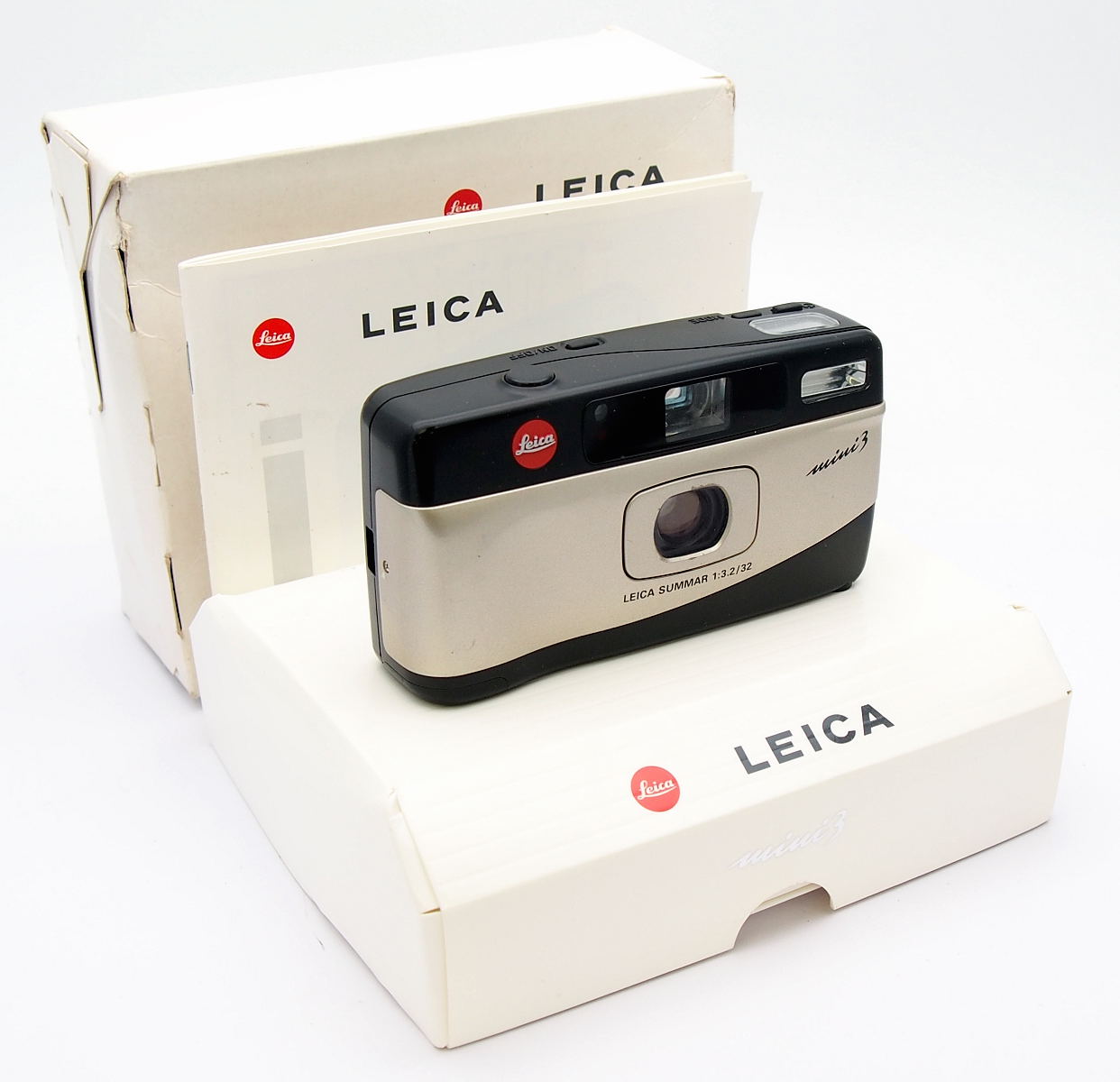 Leica Mini 3 Point & Shoot, Summar 32mm Lens, Boxed #10122